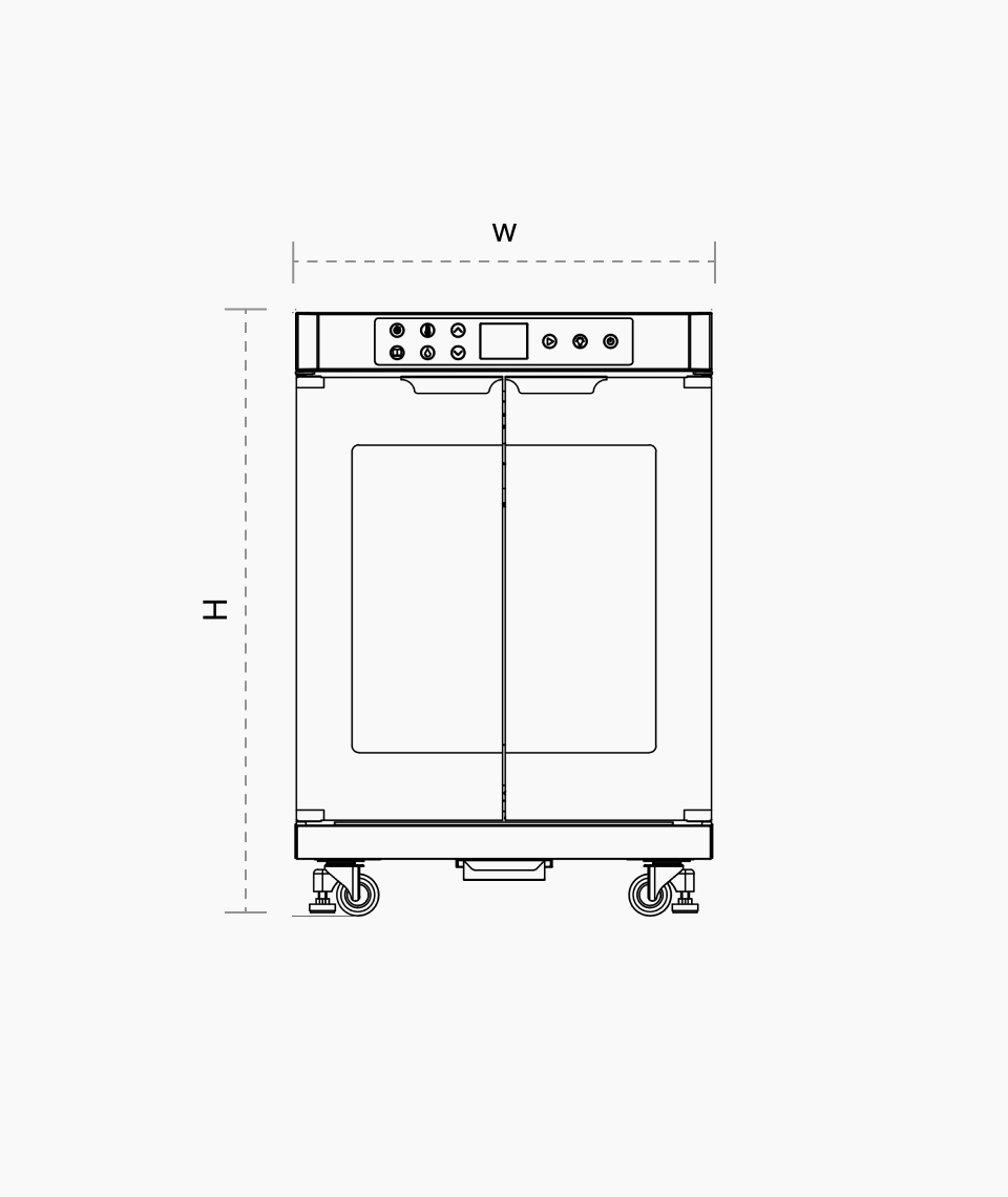 Mini Proofer 6 Tray floor plan images
